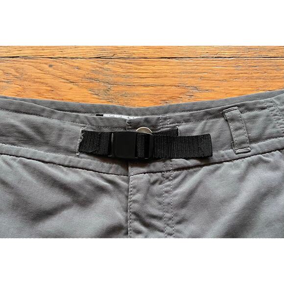COLUMBIA Titanium Nylon Gray Adventure Shorts Womens sz 10 - Picture 2 of 12